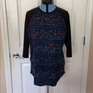 LuLa roe XL shirt geometric design